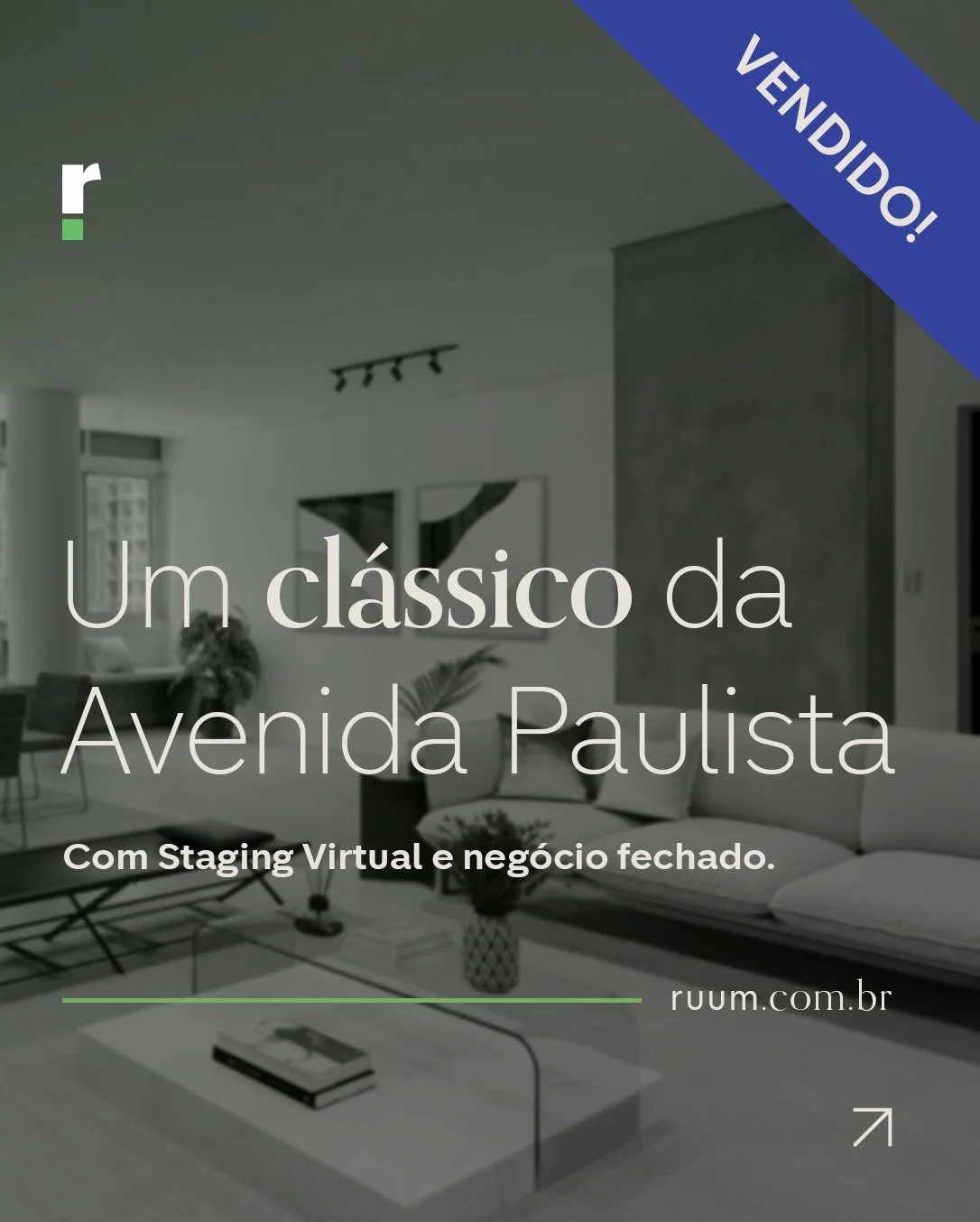 Apartamento de 197 m² no Edifício Três Marias ambientado pela RUUM