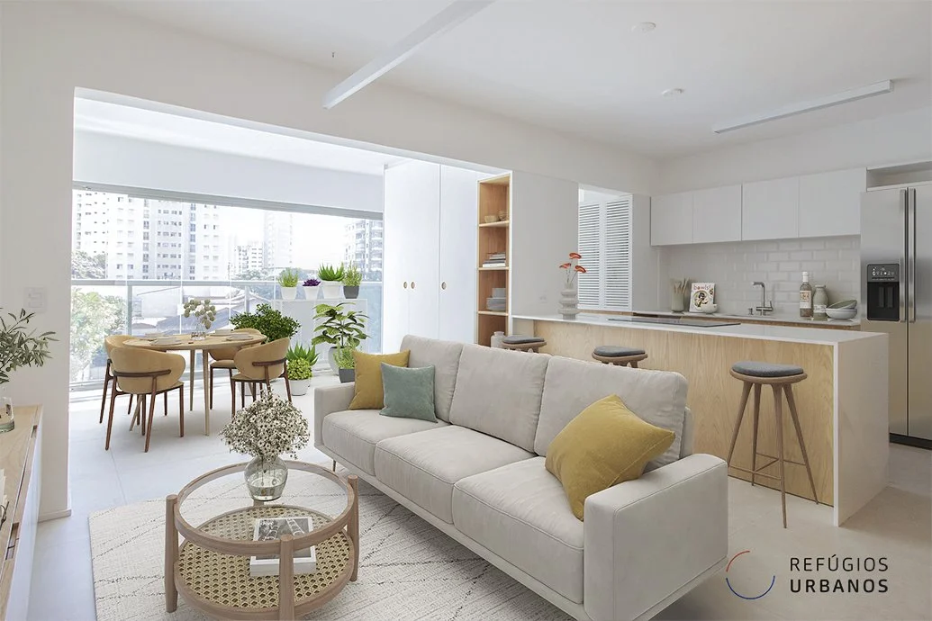 Apartamento na Vila Mariana ambientado virtualmente pela RUUM